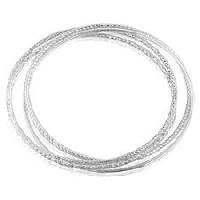 Silver Bangles Bracelets