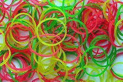 Fluorescent Pure Rubber Bands