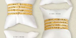 Gold Lightweight Punch Bangles