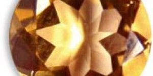 11mm Round Natural Brazilian Citrine Gemstone