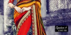 Stunning Designer Printed Saree