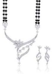 Silver Mangalsutra Set