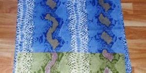 Snake Print Cotton Scarf