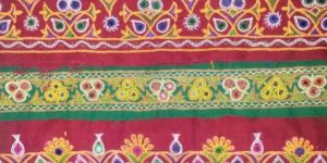 Kutchi Embroidery Saree Border