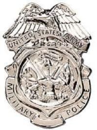 Army Police Badges
