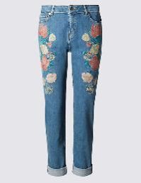Embroidered Jeans