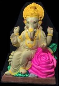 Gulaab Phool Ganesha Idol 23