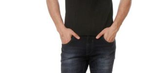 Cotton Black Men's Polo T shirt