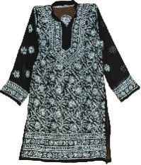 Chikan Embroidered Shirt