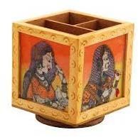 Glass Inlay Pen Stand