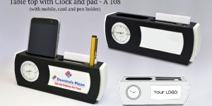 Table Clock with Pen Stand