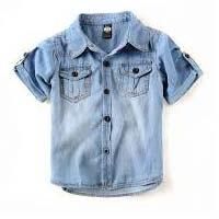 Kids Cotton Half Sleeve Shirt