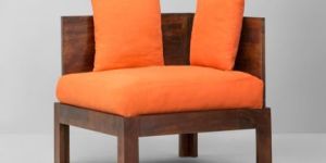 Elmwood Zurich One Seater Sofa Honey and Rust