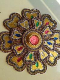 Wooden Rangoli