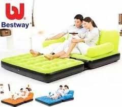 5 in 1 Velvet Sofa Inflatable Air Bed