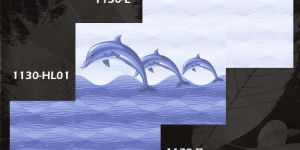 300x450 Mm Sky Glossy Digital Wall Tiles from