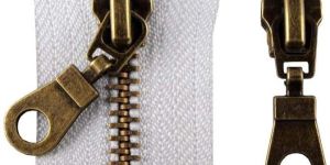 Antique Brass Zipper