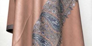 Pure Handmade Cashmere Pashmina of Kashmir with Embroidery