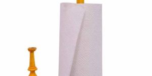 Handcrafted Wooden Kitchen Roll Holder