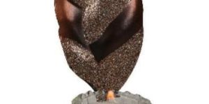 Wrought Iron Single Leaf Candle Stand