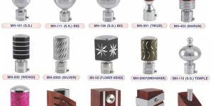 curtain finials/ Brackets