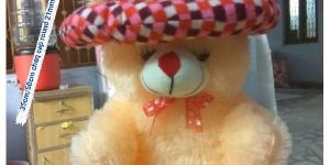 Round Cap Teddy Bear