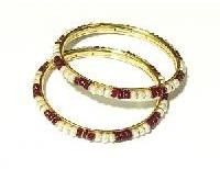 Semi Pearl Bangles