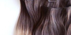 Human Hair Clip Weft