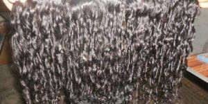 Human Hair Curl Weft