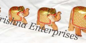 4 Piece Set of Elephant Statue