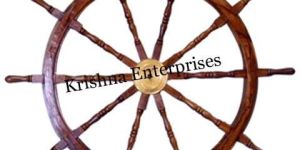 Wooden Ship Wheel