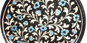 Blue Pottery Decorative Plate