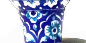Blue Pottery Planter