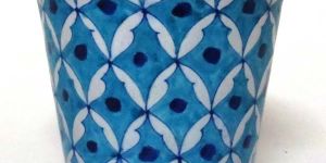 Blue Pottery Planter