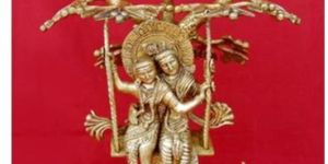 Brass Radha Krishna Statues