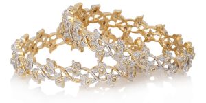 American Diamond Bangles, Necklace Set, Antique Earrings