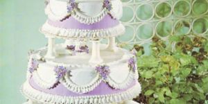 3 Tier Round Shape Cake with Stand