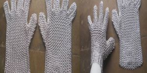 Chain Mail Aluminium Gloves