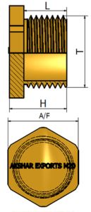 Hexagonal Stop Plug
