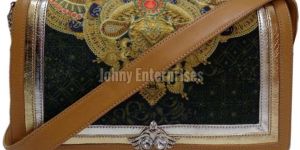 Ladies Leather Canvas Bags