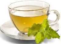 Green Tea with Peppermint And Lemon Peels