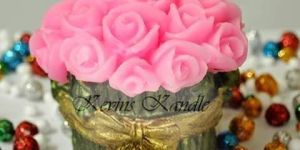 Flower Bouquet Aroma Candle