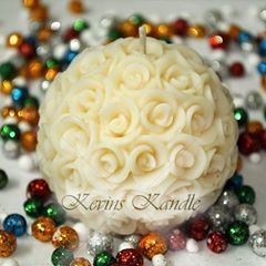 Rose Ball Aroma Designer Candle