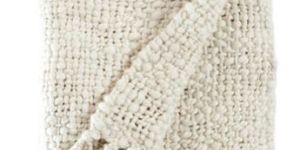 Wool Knitted Throw