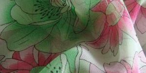 Polyester Georgette Printed Fabric