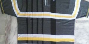 Flat Knit Polo T Shirt