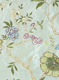 Embroidered Silk Fabric