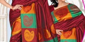 Rich Pallu Silk Polyester Saree