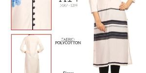K14 Poly Cotton Ladies Kurtis