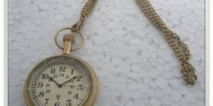 Brass Pocket Watch